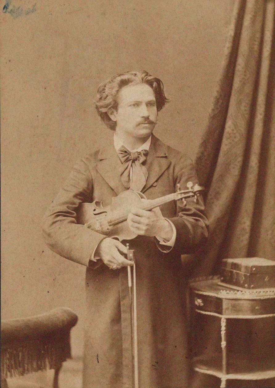 صورة لعازف الكمان والملحن فرانتيسك أوندريتشك 1857-1922 ، 1882-1883. بواسطة غير معروف