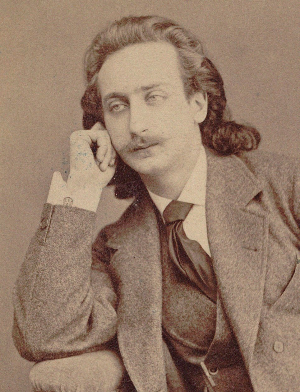 صورة عازف الكمان والملحن هنري كيتن 1848-1883. بواسطة غير معروف