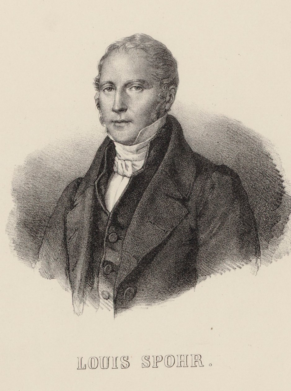 صورة لعازف الكمان والملحن لويس سبور 1784-1859 ، ج. 1840. بواسطة غير معروف