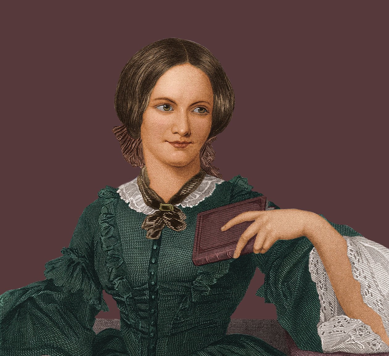 صورة للكاتب شارلوت برونتي 1816-1855 ، 1840. بواسطة غير معروف