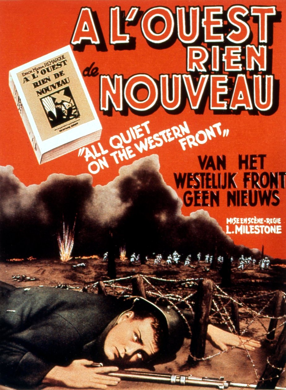 ملصق لفيلم "All Quiet on the Western Front" بواسطة غير معروف