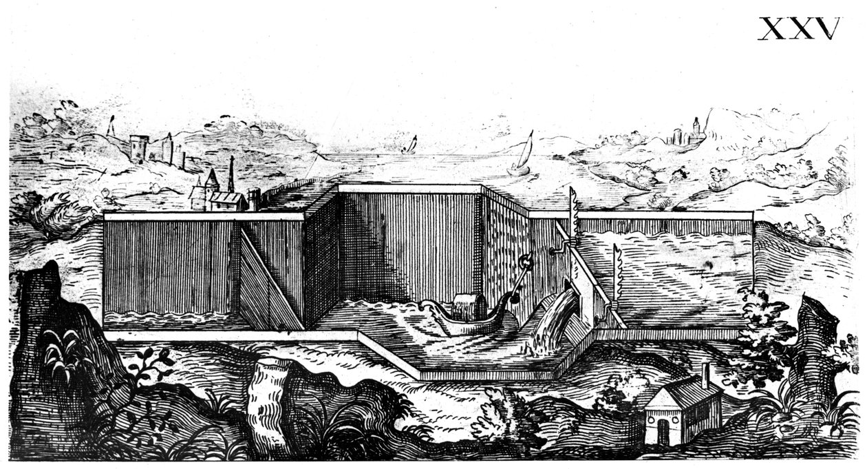قفل الجنيه ، 1664 بواسطة غير معروف