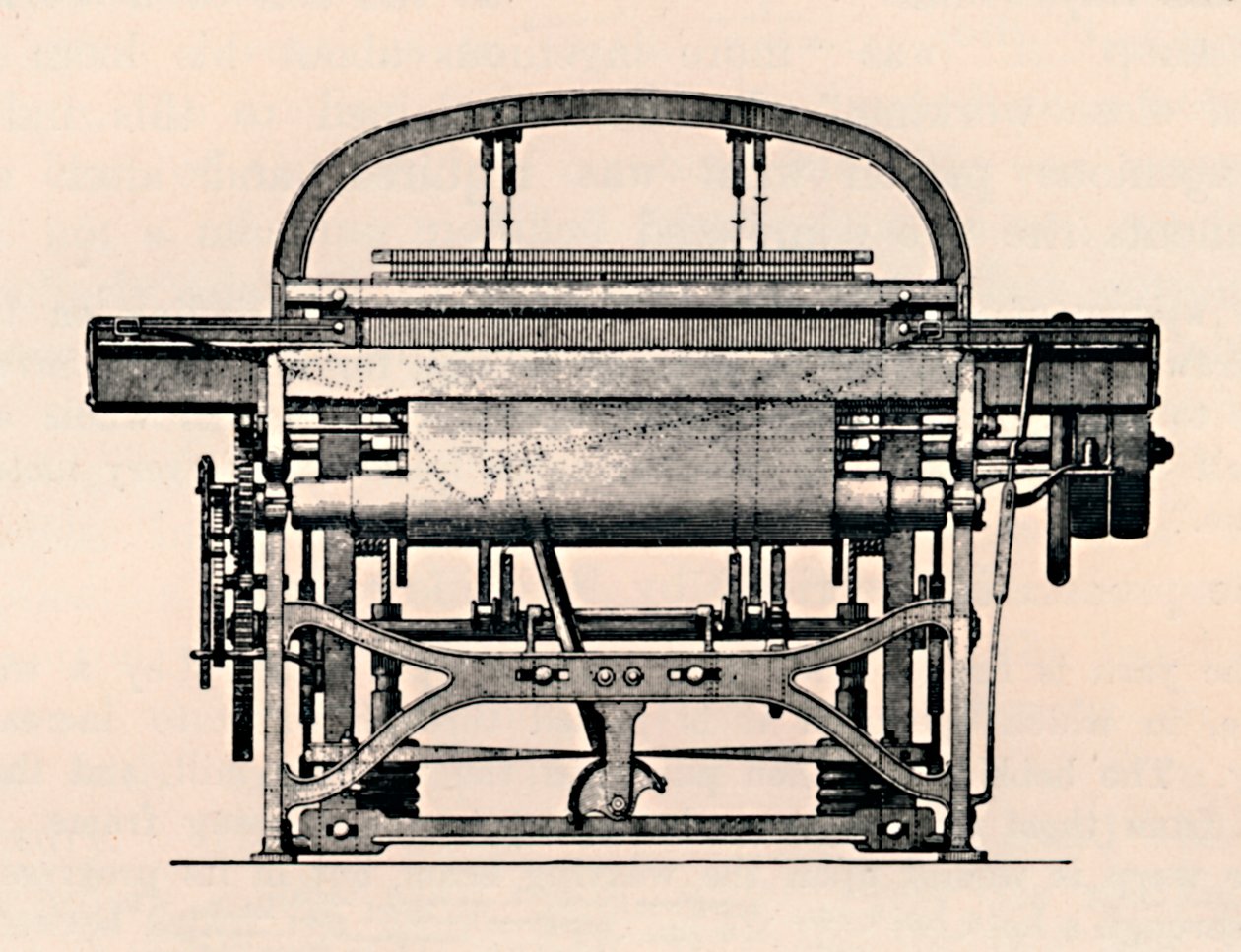 Power Loom Front View ، 1836 ، 1904 بواسطة غير معروف