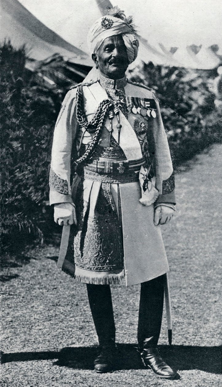 براتاب سينغ 1845-1922 ، ضابط في الجيش الهندي البريطاني والمهراجا ، 1914 بواسطة غير معروف