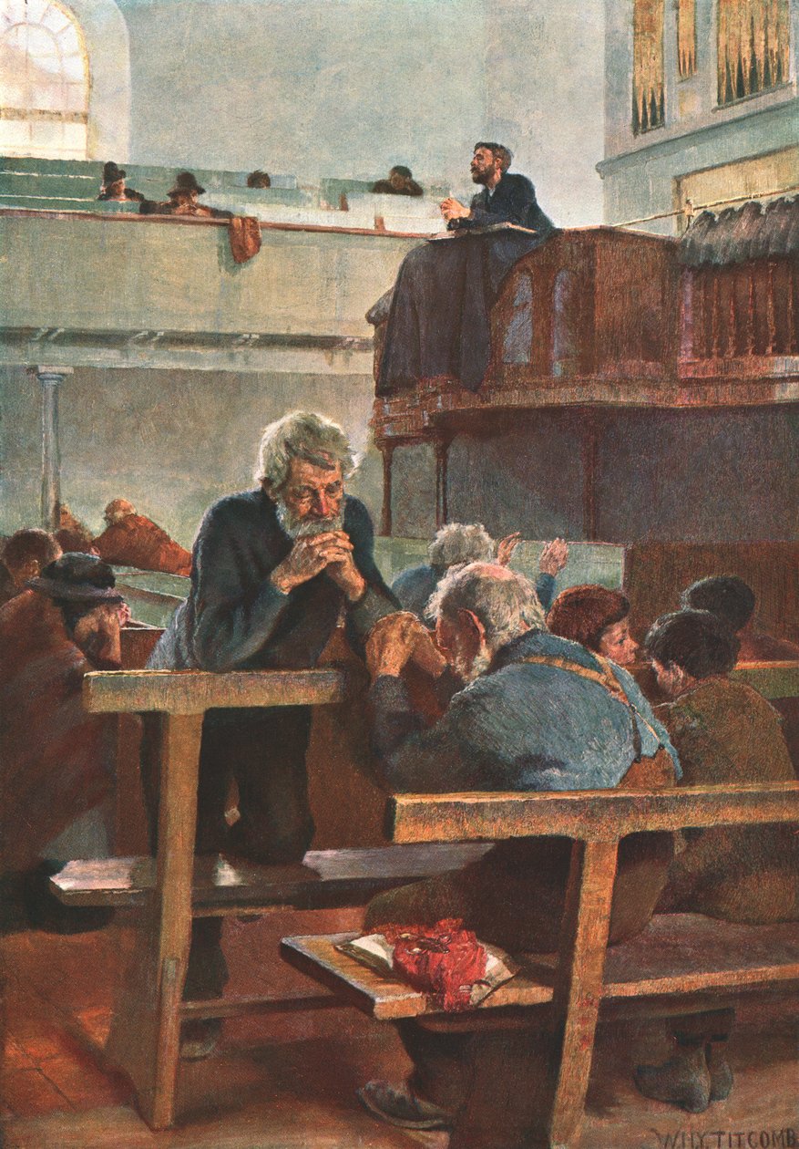 الميثودية البدائية في الصلاة ، c1889 ، c1902. بواسطة غير معروف