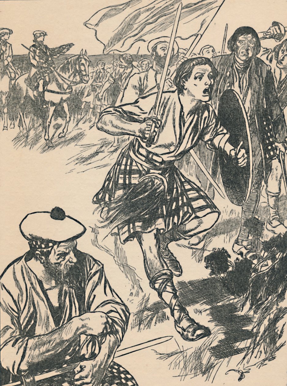 الأمير تشارلي في معركة كولودين ، c1907 بواسطة غير معروف