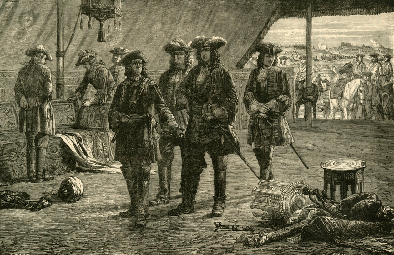 الأمير يوجين بعد النصر على الأتراك في بلغراد ، 1717 ، 1890. بواسطة غير معروف