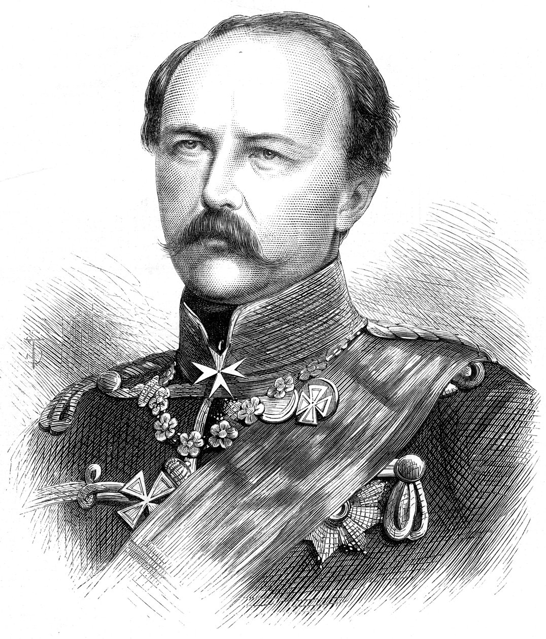 الأمير فريدريك تشارلز نيكولاس من بروسيا 1828-1885 ، 1870 بواسطة غير معروف