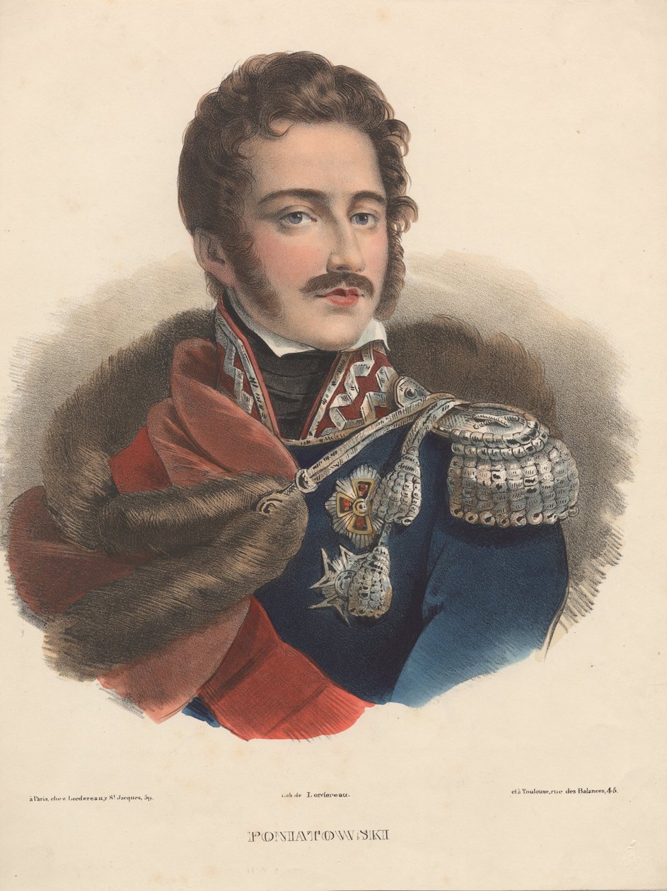 الأمير جوزيف بونياتوفسكي ، 1835 بواسطة غير معروف