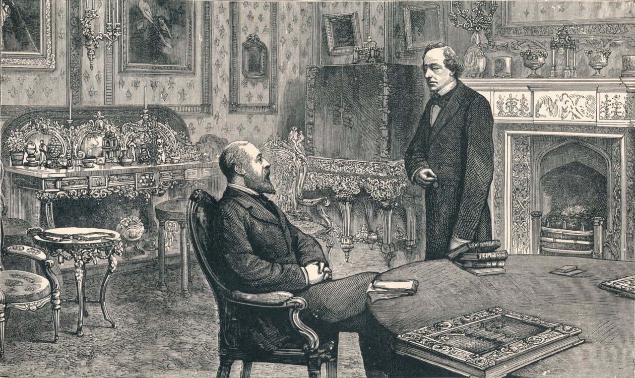 أمير ويلز يزور اللورد بيكونسفيلد في Hughenden Manor ، 1896 بواسطة غير معروف