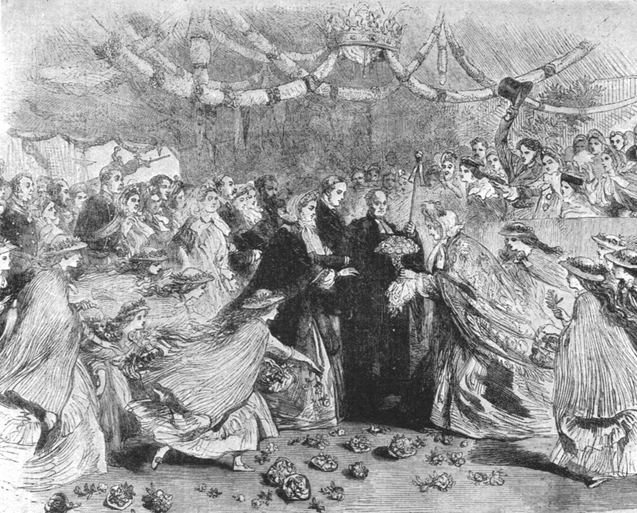وصول الأميرة ألكسندرا إلى إنجلترا عام 1863 ... عام 1901. بواسطة غير معروف
