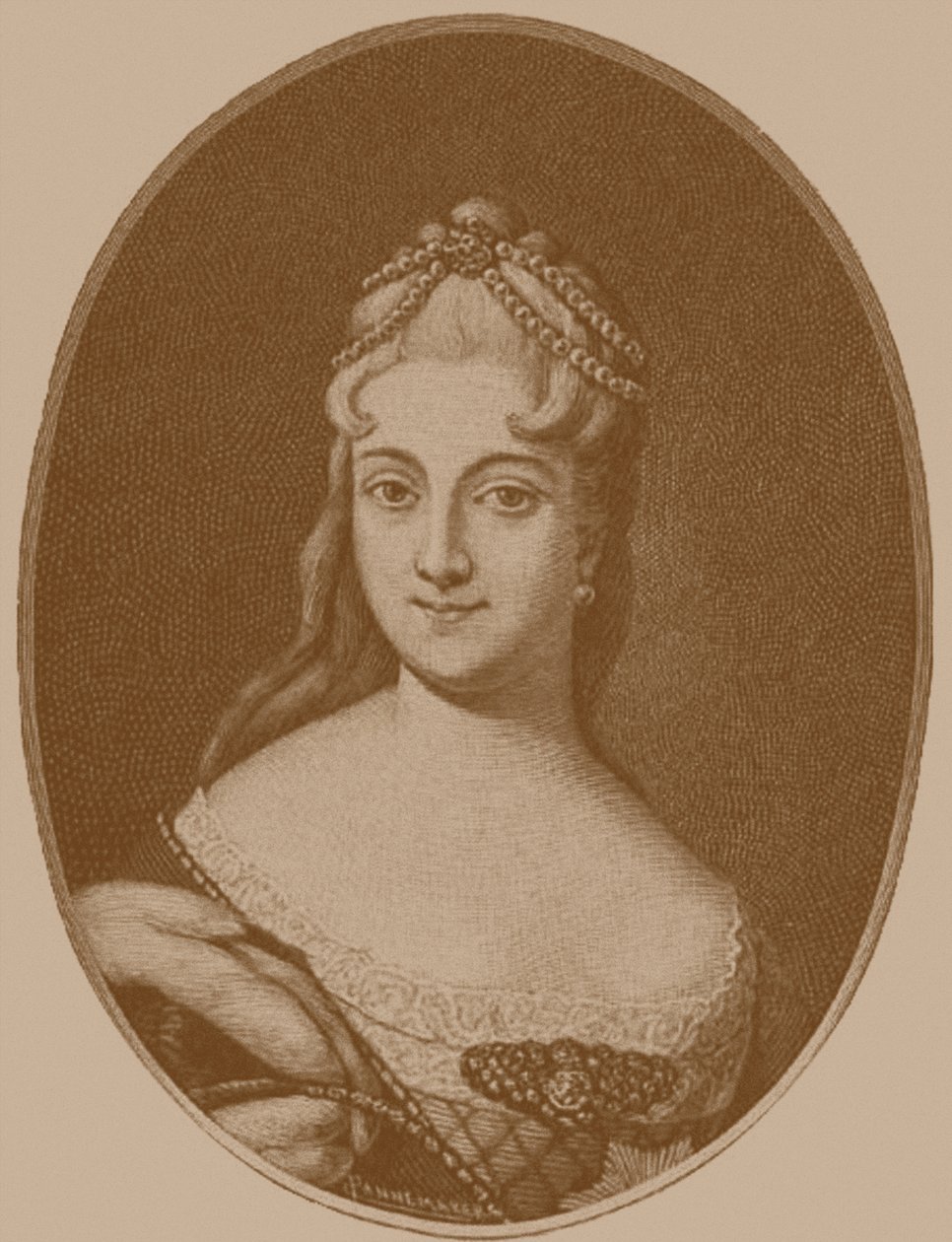 الأميرة ايكاترينا ألكسييفنا دولجوروكوفا 1712-1747 بواسطة غير معروف