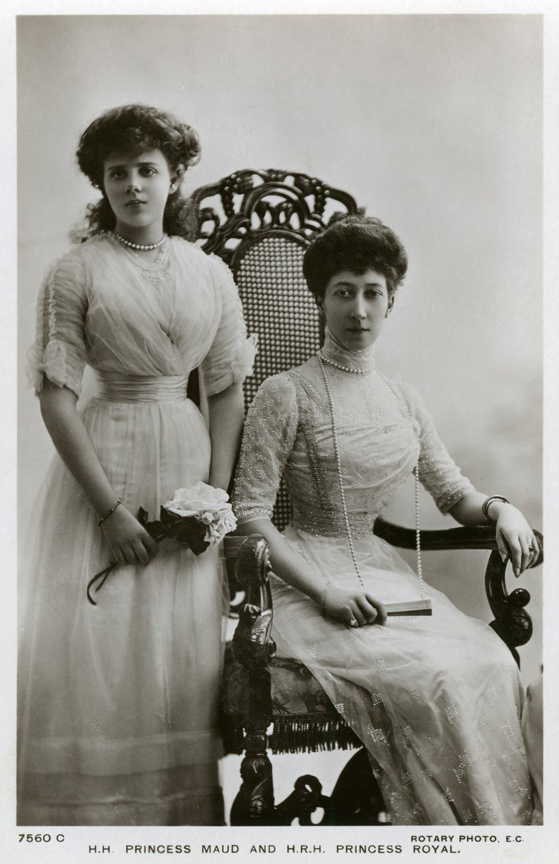 الأميرة مود والأميرة رويال ، c1907-c1910 بواسطة غير معروف