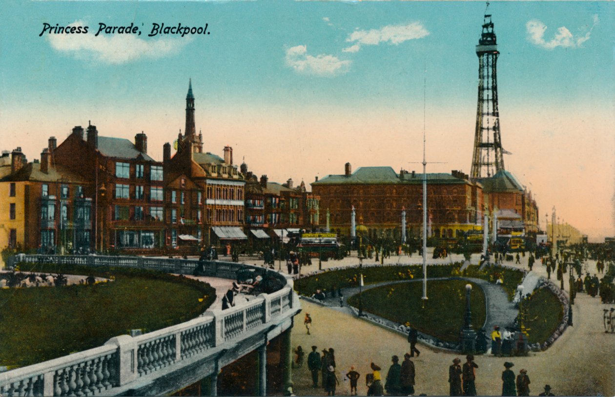 Princess Parade، Blackpool، c1915 بواسطة غير معروف
