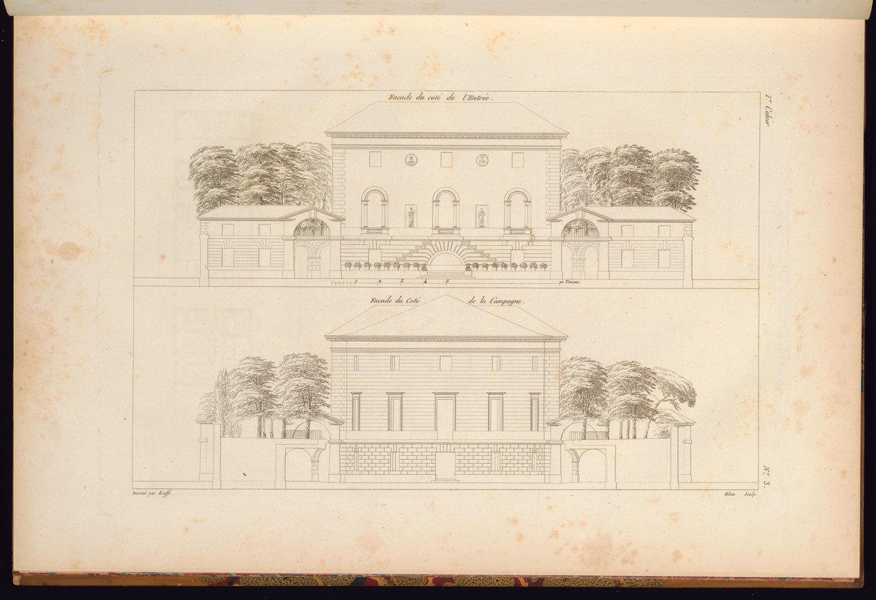 طباعة ، مجموعة من العمارة المدنية ... ، 1806-12 بواسطة غير معروف