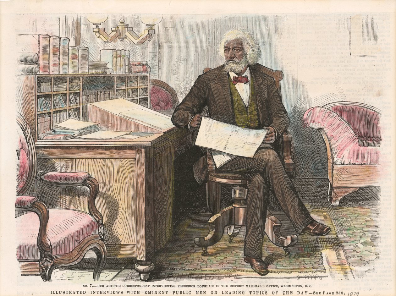 طبعة فريدريك دوغلاس ، كاليفورنيا. 1879. بواسطة غير معروف