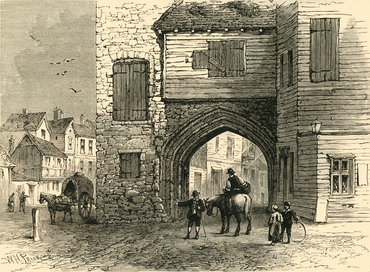دير القديسة مريم أوفري ، 1700 ، c1878. بواسطة غير معروف