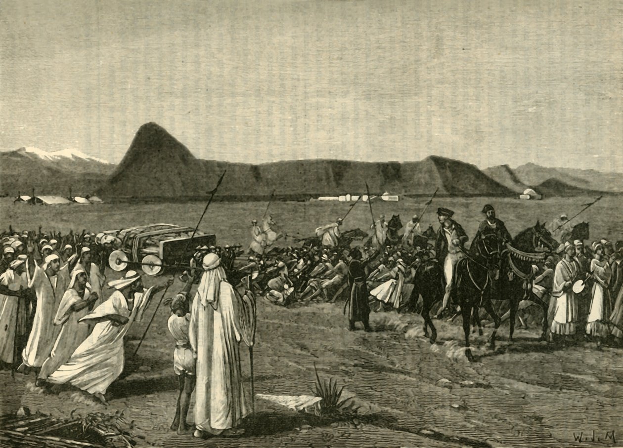 موكب الثور ، 1890. بواسطة غير معروف