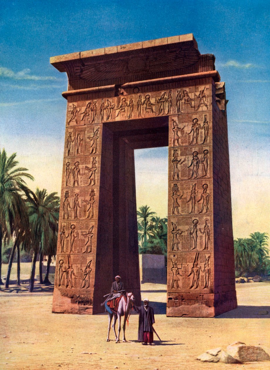 بروبيل بطليموس الثالث في الكرنك ، مصر ، 1933-1934 بواسطة غير معروف