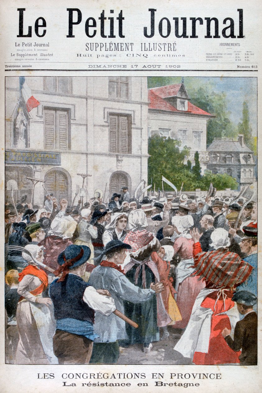 احتجاج في بريتاني ، 1902 بواسطة غير معروف