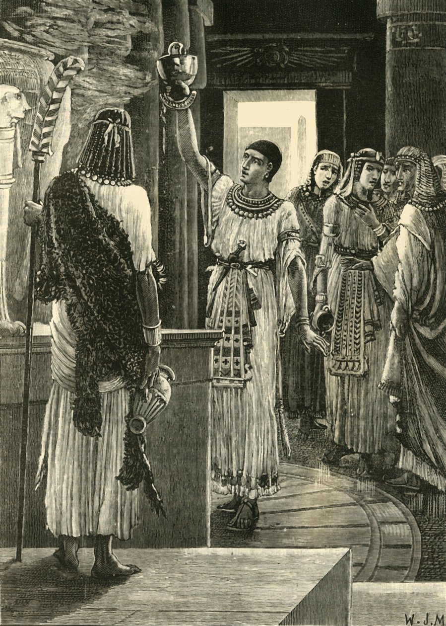 Psammetichus والخوذة البرونزية ، 1890. بواسطة غير معروف