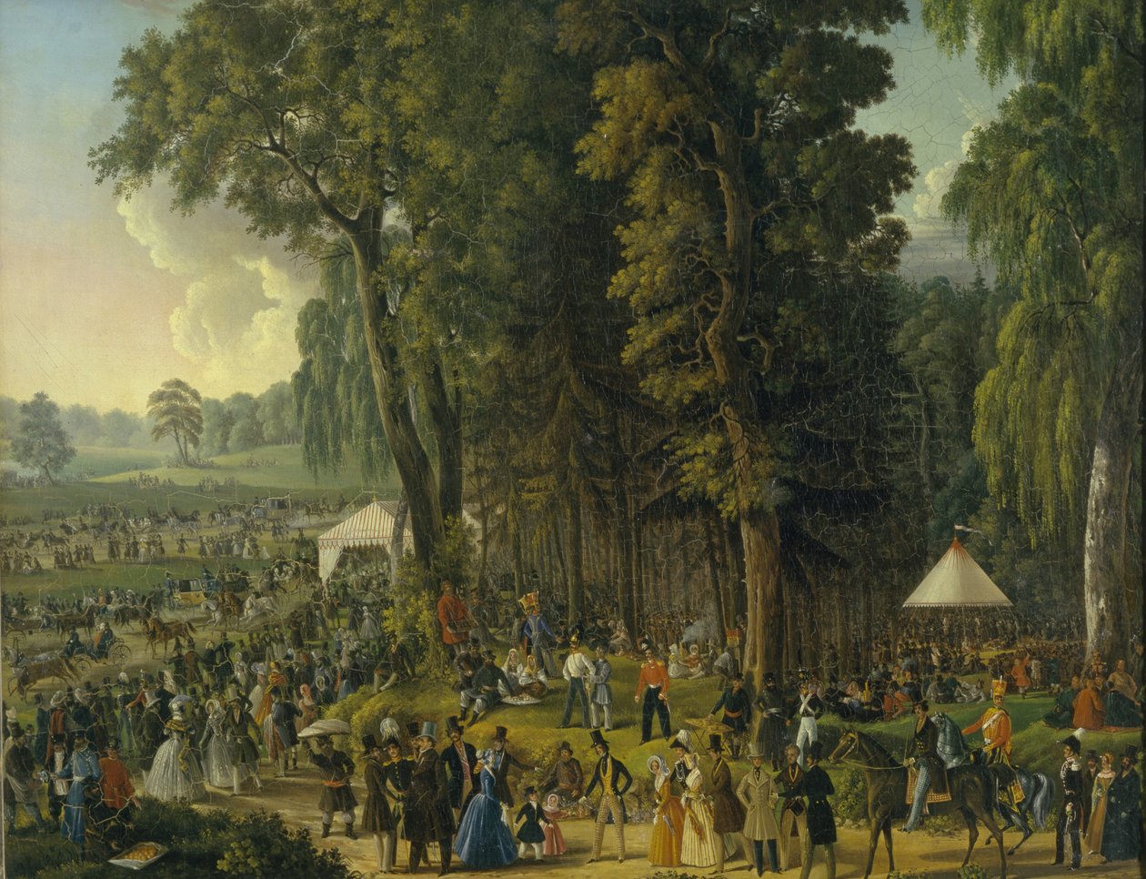 صنع مرح عام في مارينا روشكا في موسكو ، 1840s بواسطة غير معروف