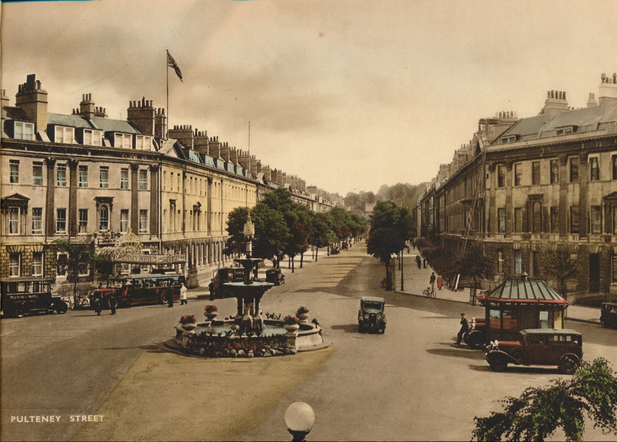 شارع Pulteney ، باث ، سومرست ، c1925. بواسطة غير معروف