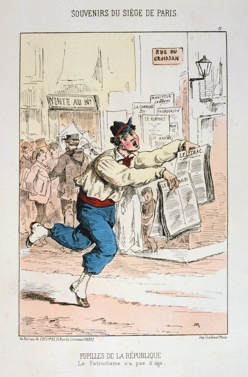 Pupilles de la Republique ، حصار باريس ، 1870-1871 بواسطة غير معروف