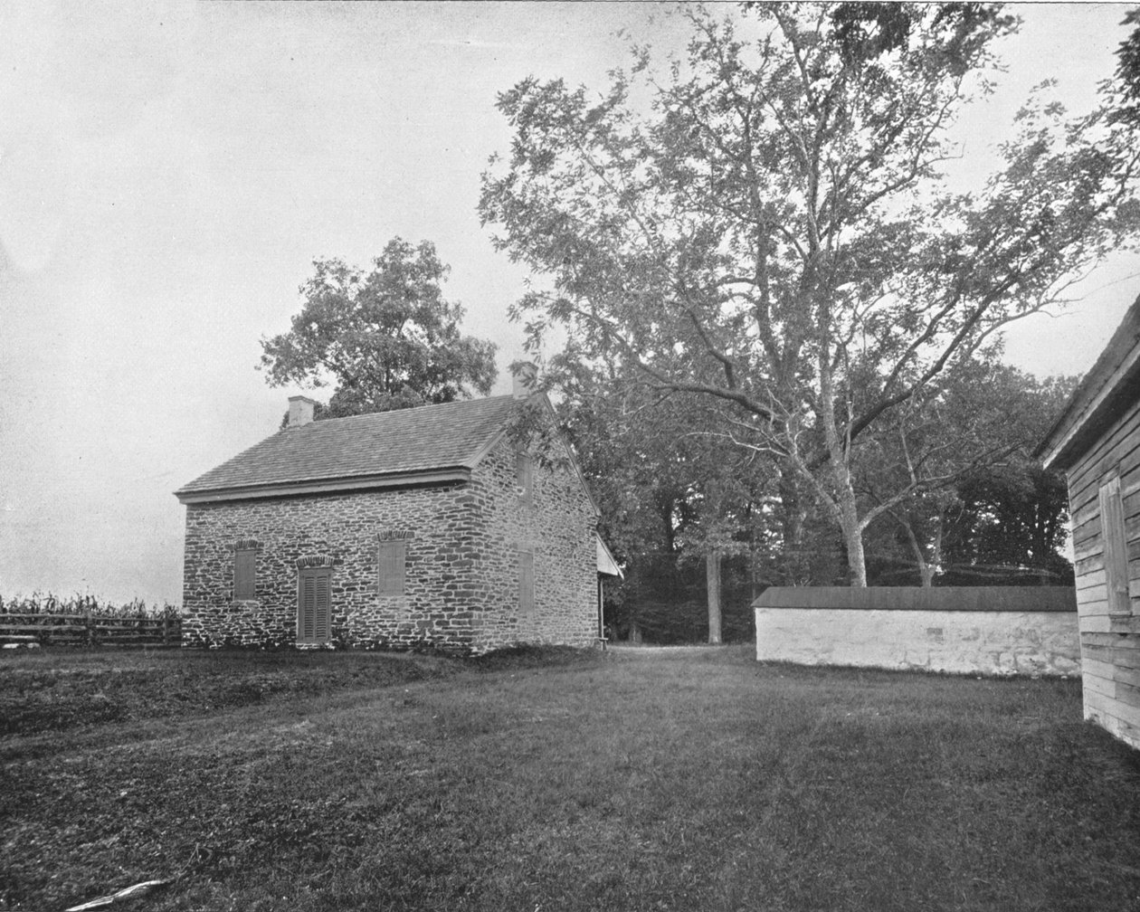 Quaker Meeting House ، Battlefield of Princeton ، نيو جيرسي ، الولايات المتحدة الأمريكية ، c1900. بواسطة غير معروف