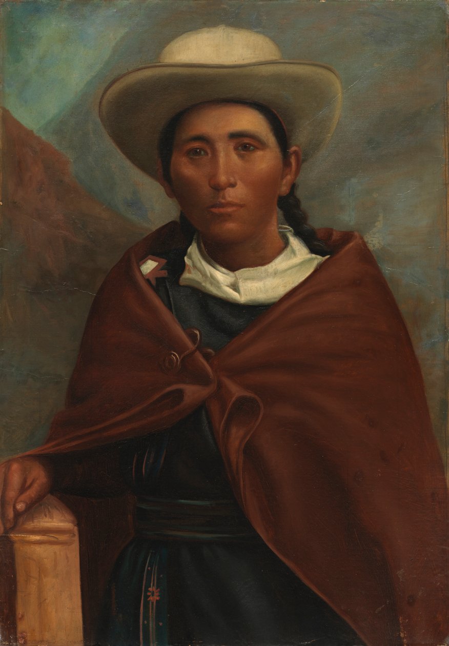 امرأة Quechua ، تقريبًا. 1890-1892. بواسطة غير معروف