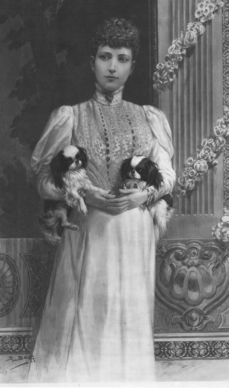 الملكة الكسندرا ، 1901. بواسطة غير معروف