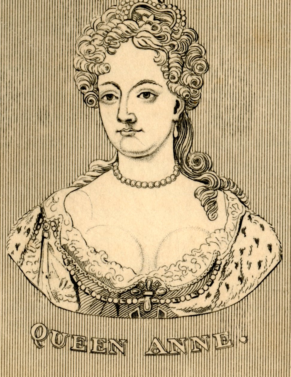 الملكة آن ، 1665-1714 ، 1830. بواسطة غير معروف