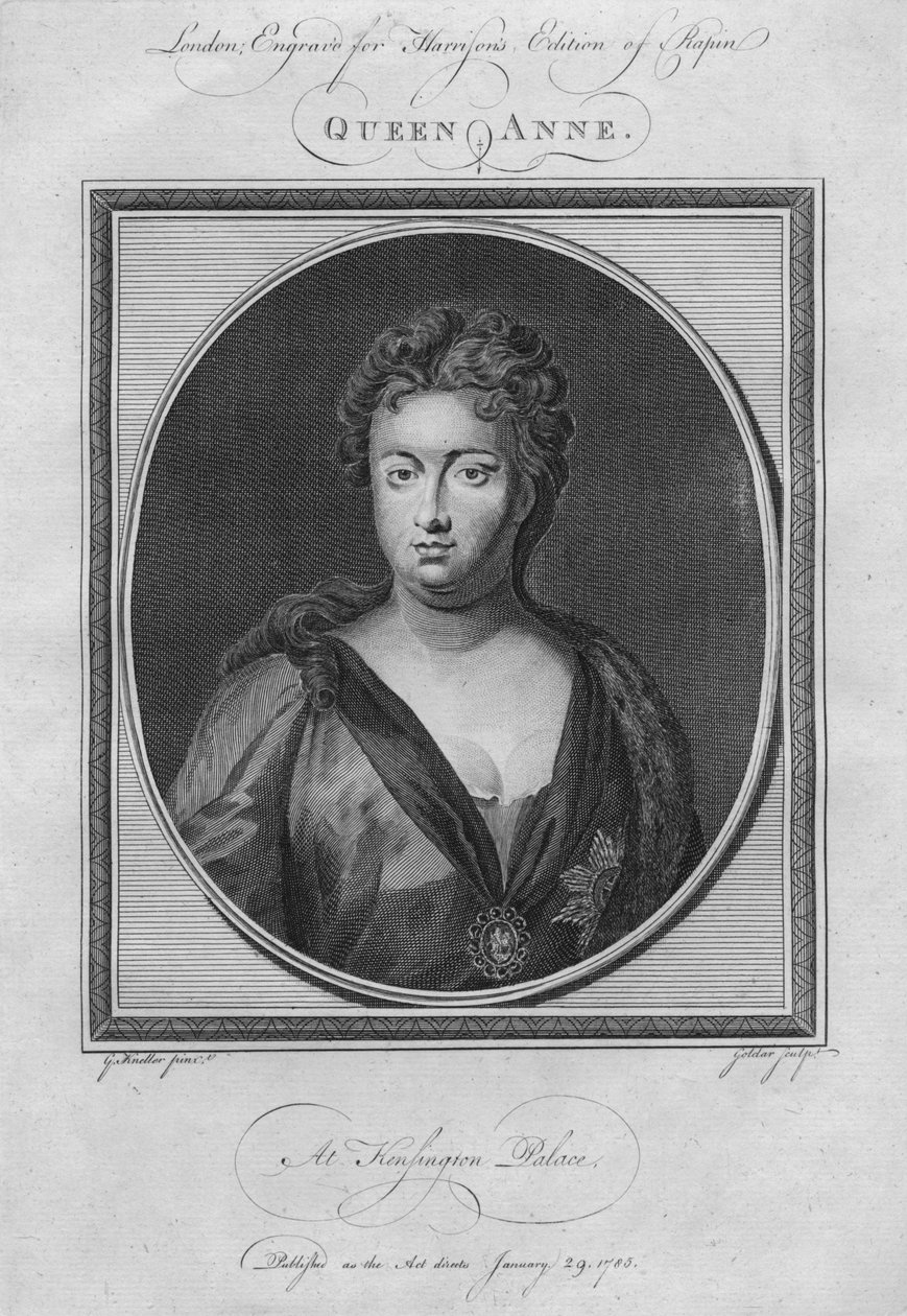 الملكة آن ، 1785 بواسطة غير معروف