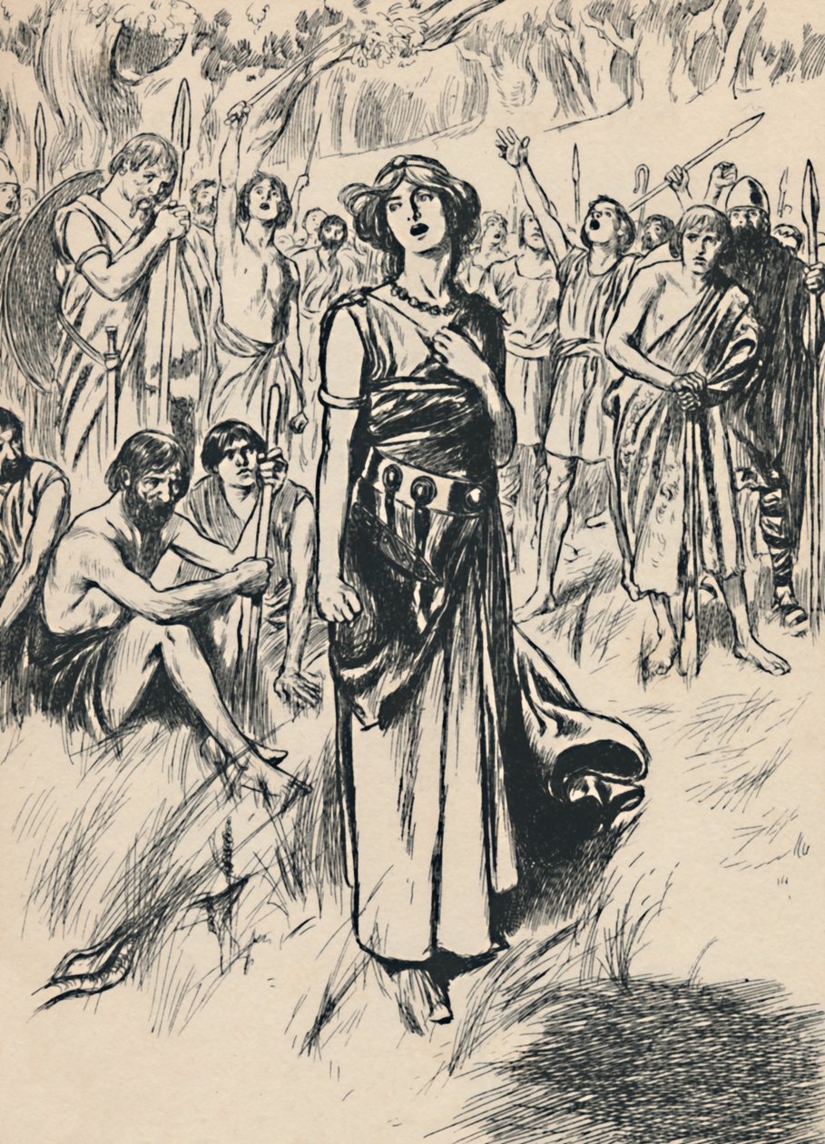 الملكة Boadicea وجنودها ، c1907 بواسطة غير معروف