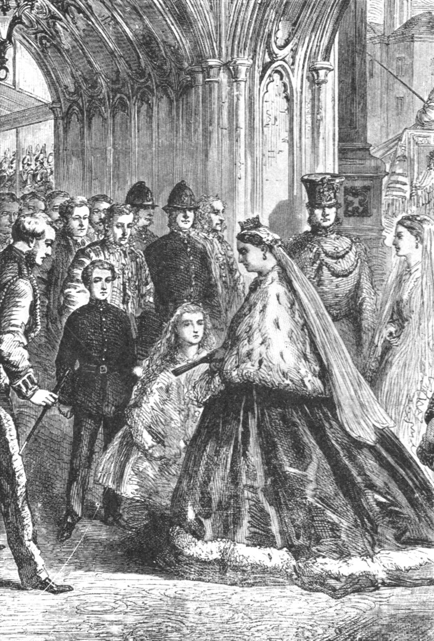 الملكة فيكتوريا تدخل قصر وستمنستر ، 5 فبراير 1867 ، 1901. بواسطة غير معروف