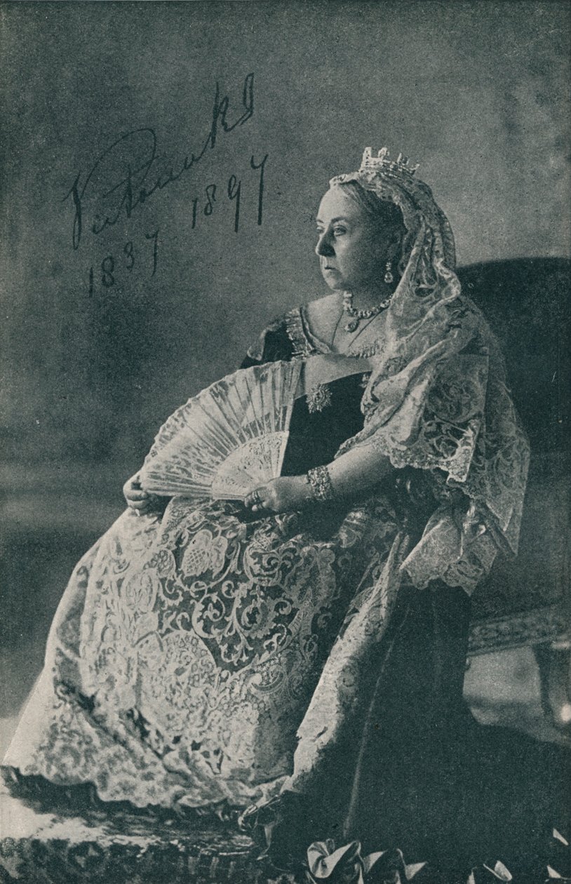 الملكة فيكتوريا في عام اليوبيل الماسي لها ، 1897 1909 بواسطة غير معروف