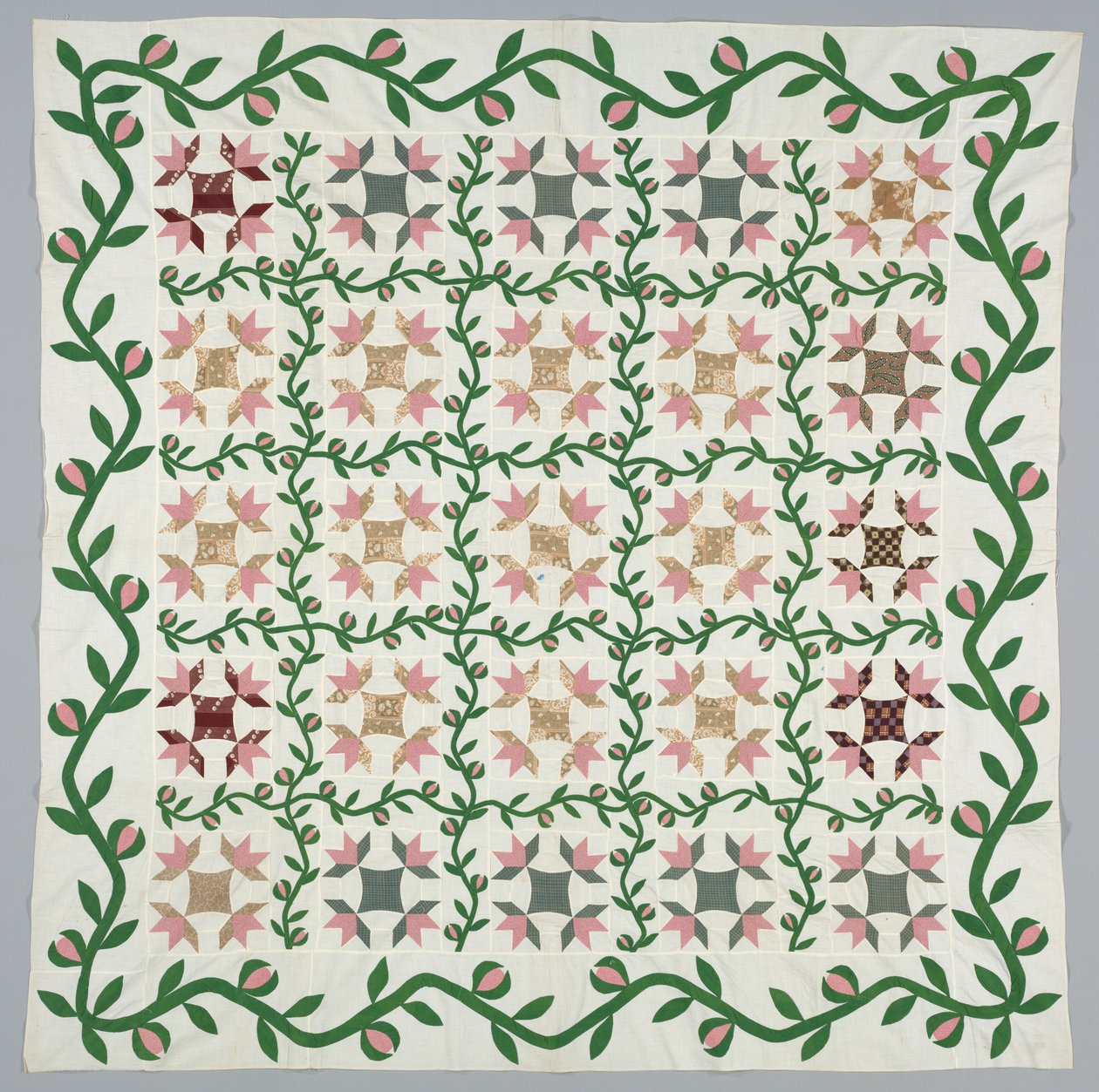 غطاء اللحاف ، ج. 1857. بواسطة غير معروف