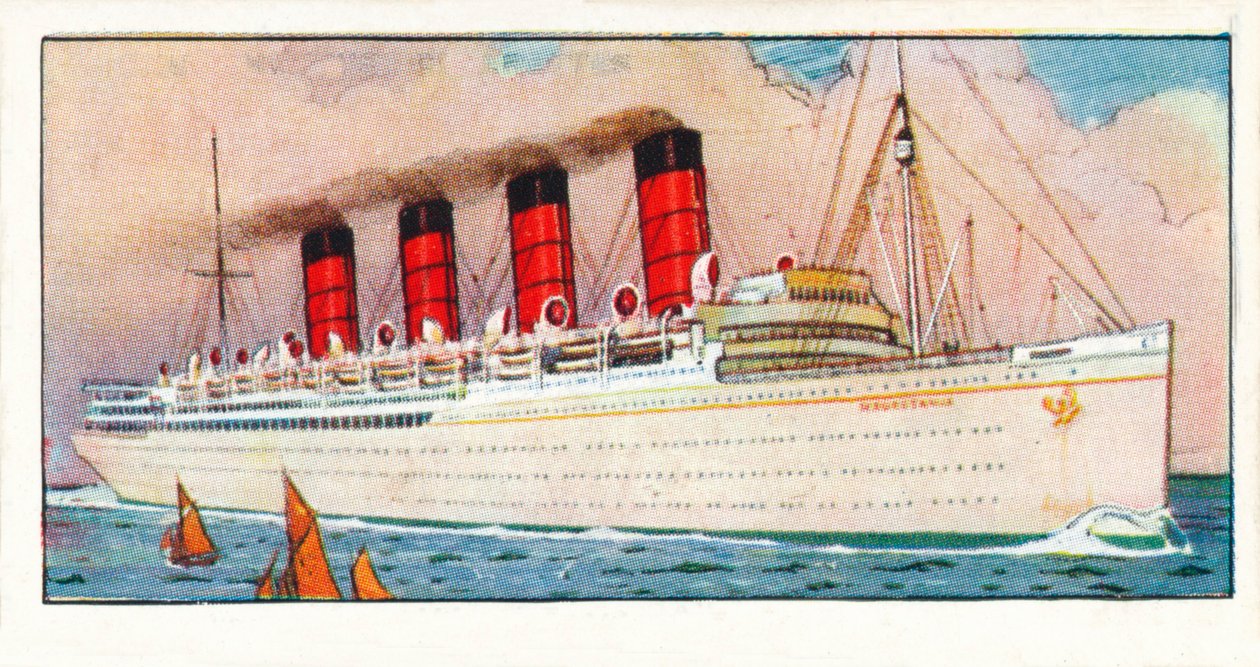 RMS موريتانيا ، 1937 بواسطة غير معروف