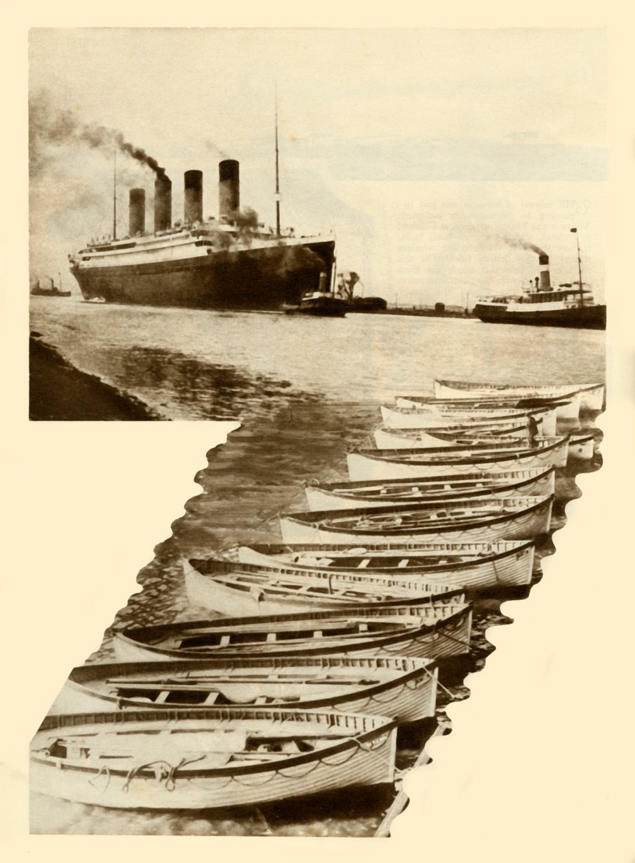RMS Titanic وقوارب النجاة ، 1912 ، 1935. بواسطة غير معروف