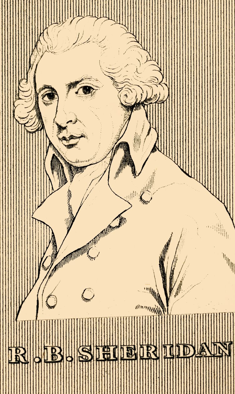 R. B. Sheridan, 1751-1816, 1830.  بواسطة غير معروف