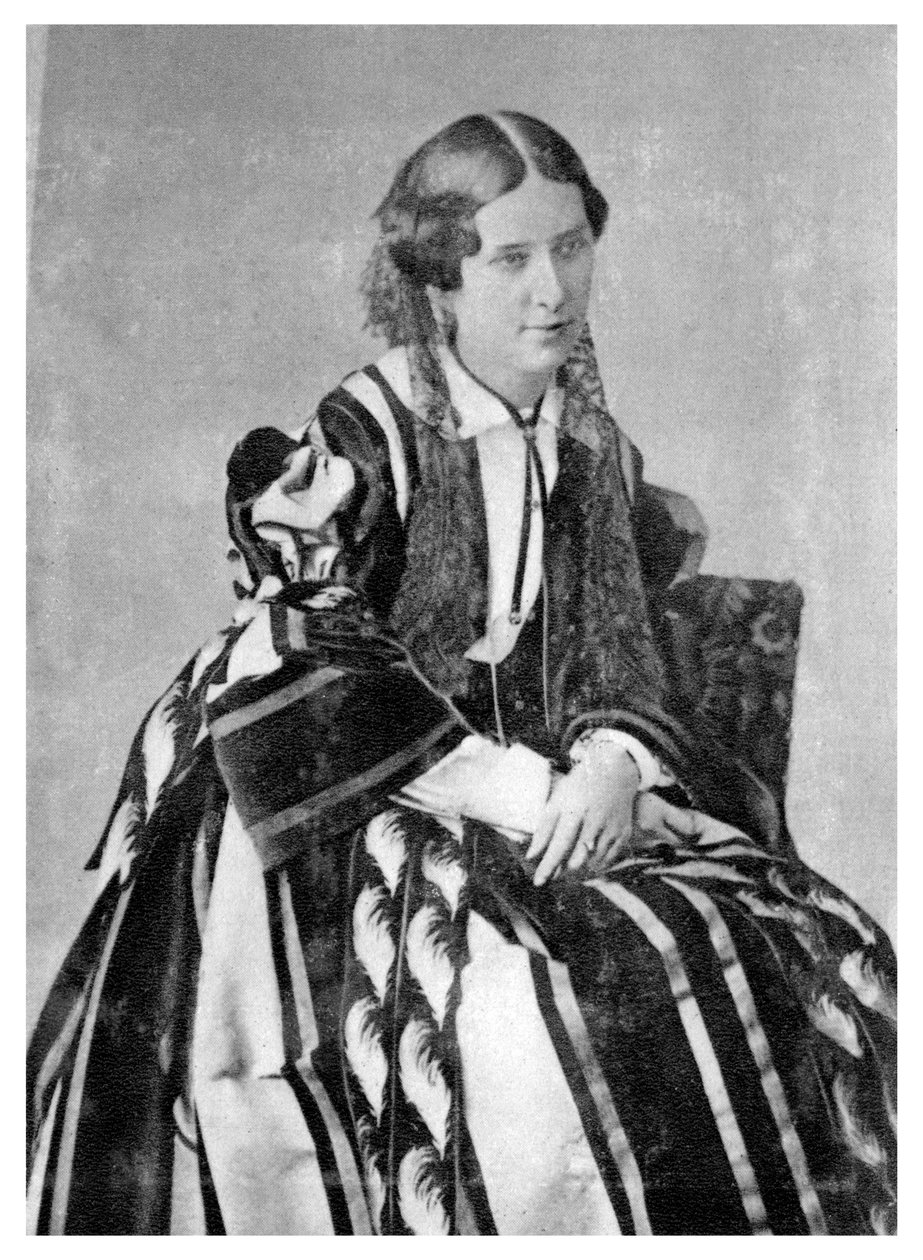 راشيل ، ممثلة فرنسية ، c1845-1858 بواسطة غير معروف