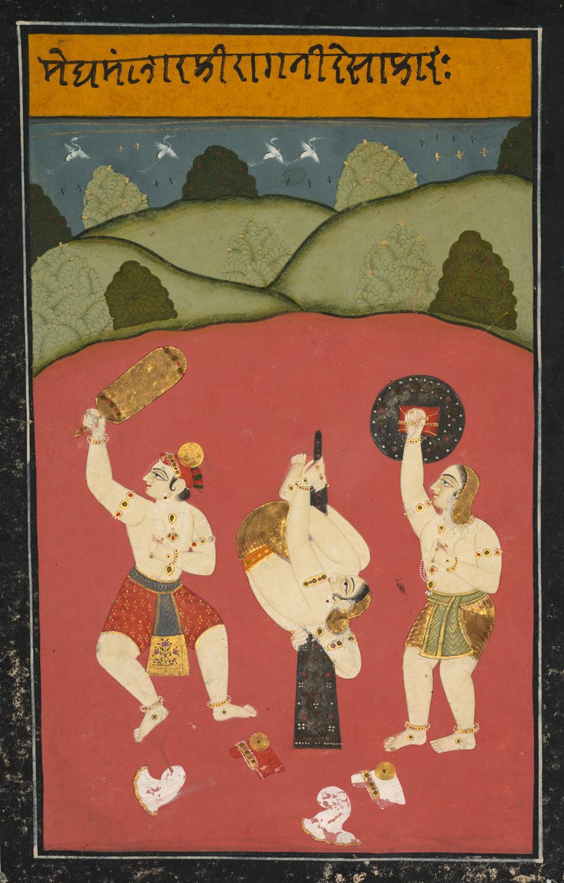 Ragini Desakh من Meghamalhar ، ج. 1770–1790. بواسطة غير معروف