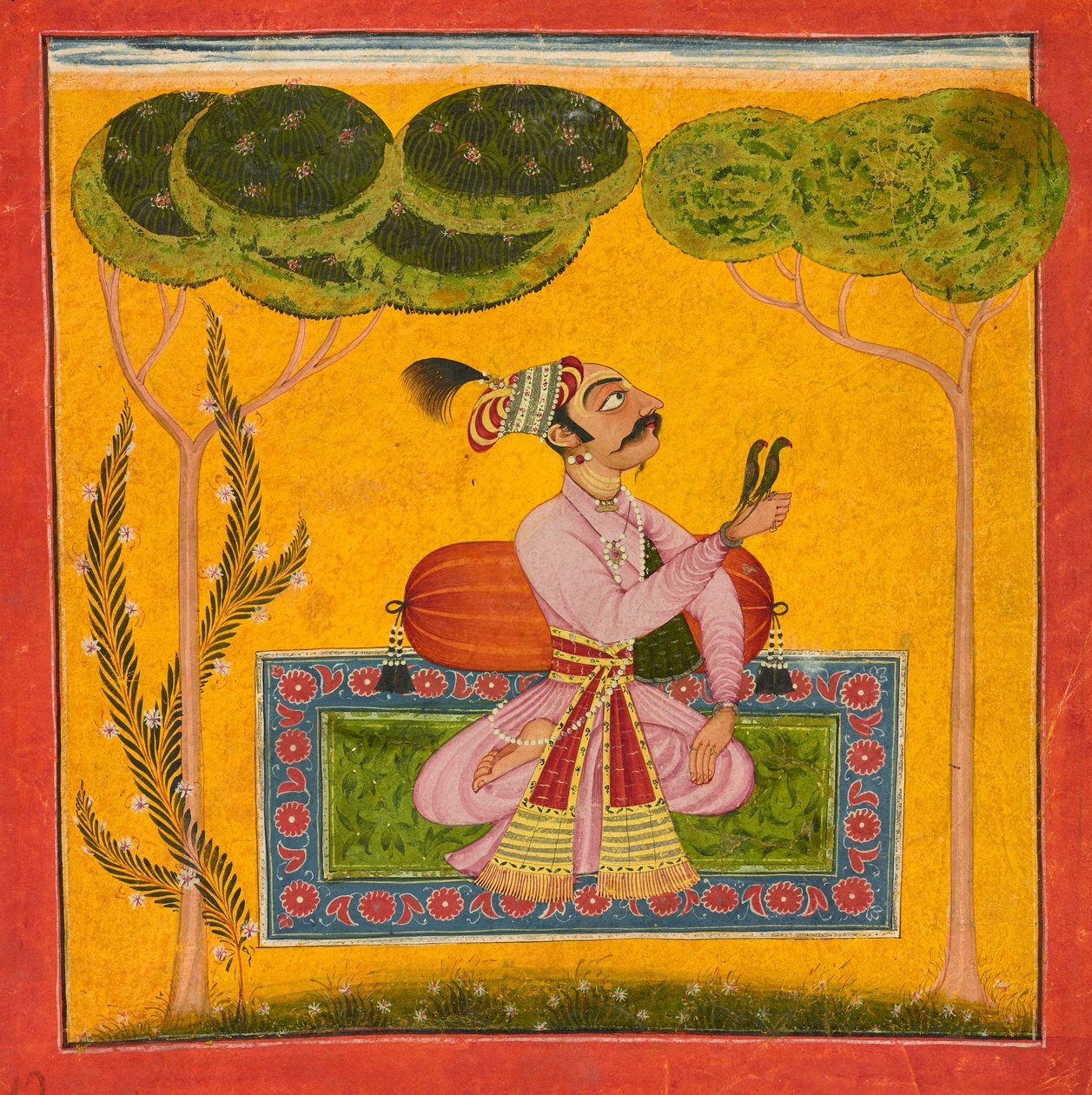 رجا مانداتا كطريقة موسيقية ، كاليفورنيا. 1690. بواسطة غير معروف
