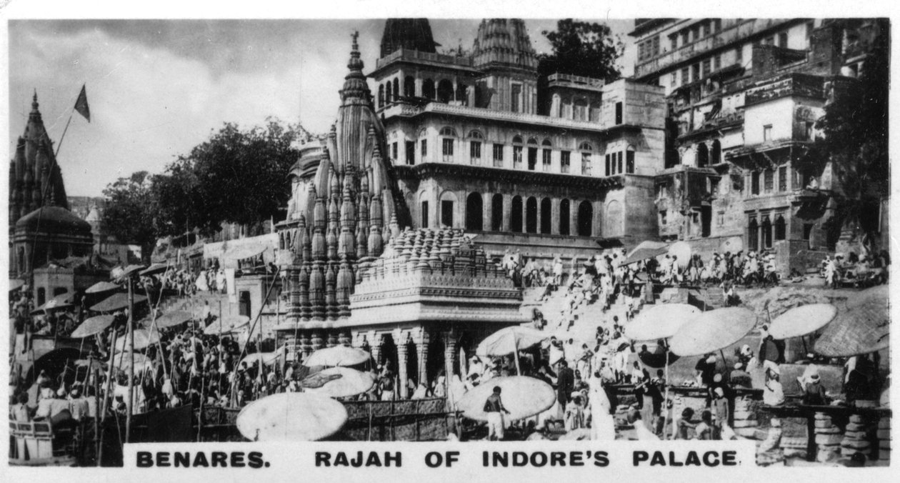 Rajah of Indores Palace، Benares، India، c1925 بواسطة غير معروف