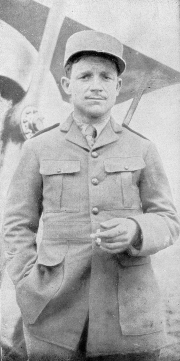 راؤول لوفبيري ، طيار مقاتل فرنسي أمريكي وآس طائر في الحرب العالمية الأولى ، 1914-1918 بواسطة غير معروف