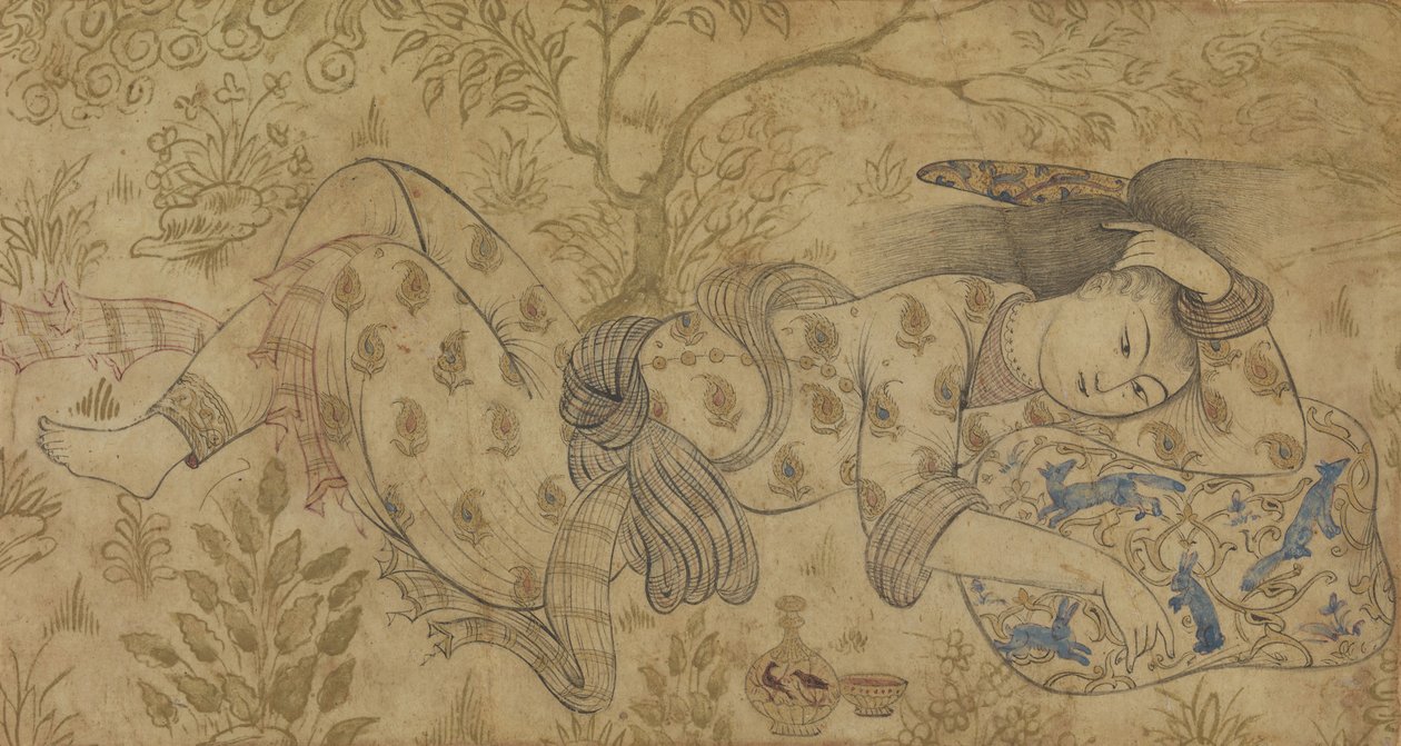 شكل مستلق ، 1630-40. بواسطة غير معروف