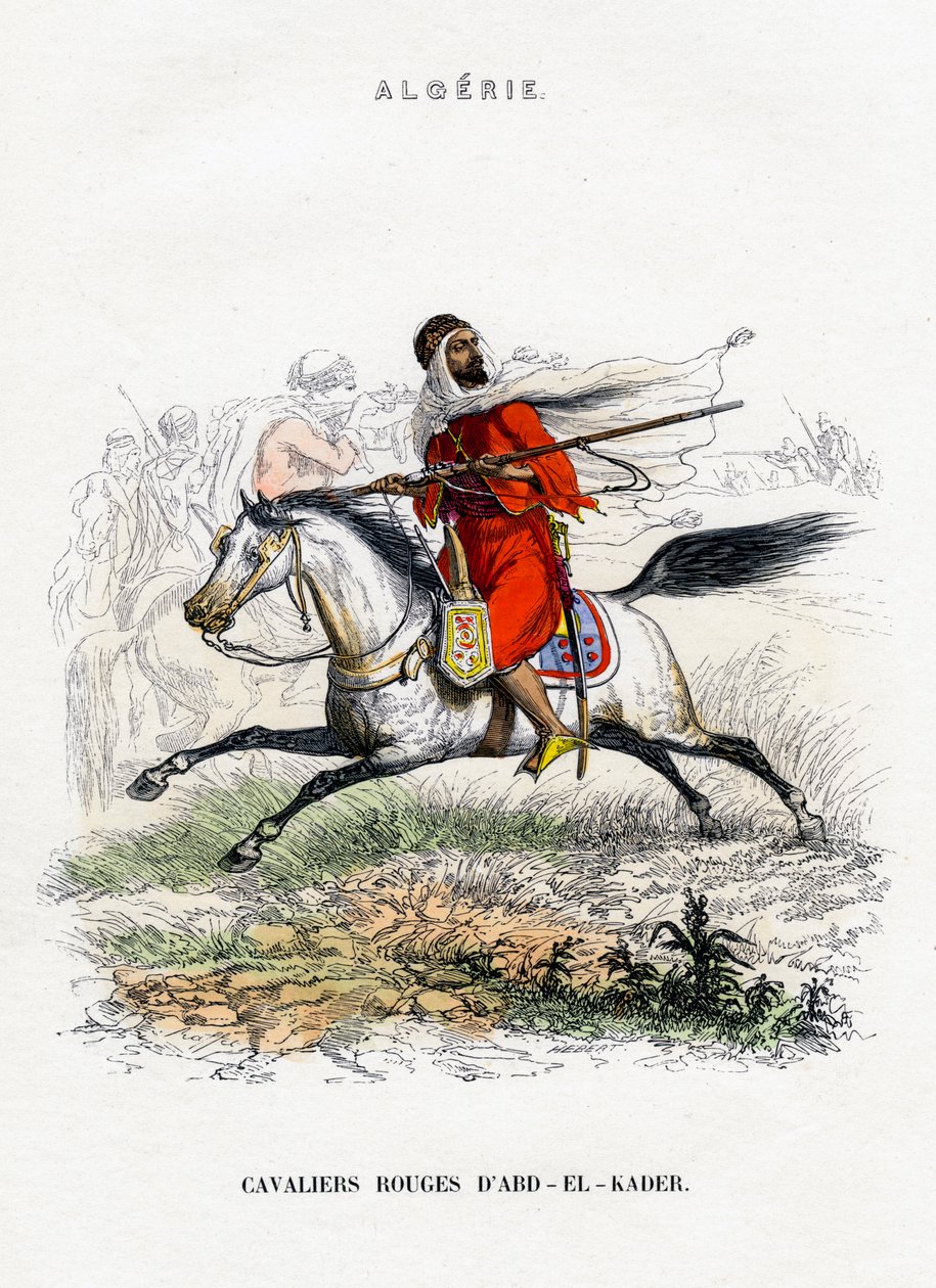 Red horsemen of Abd-el-Kader, Algeria بواسطة غير معروف