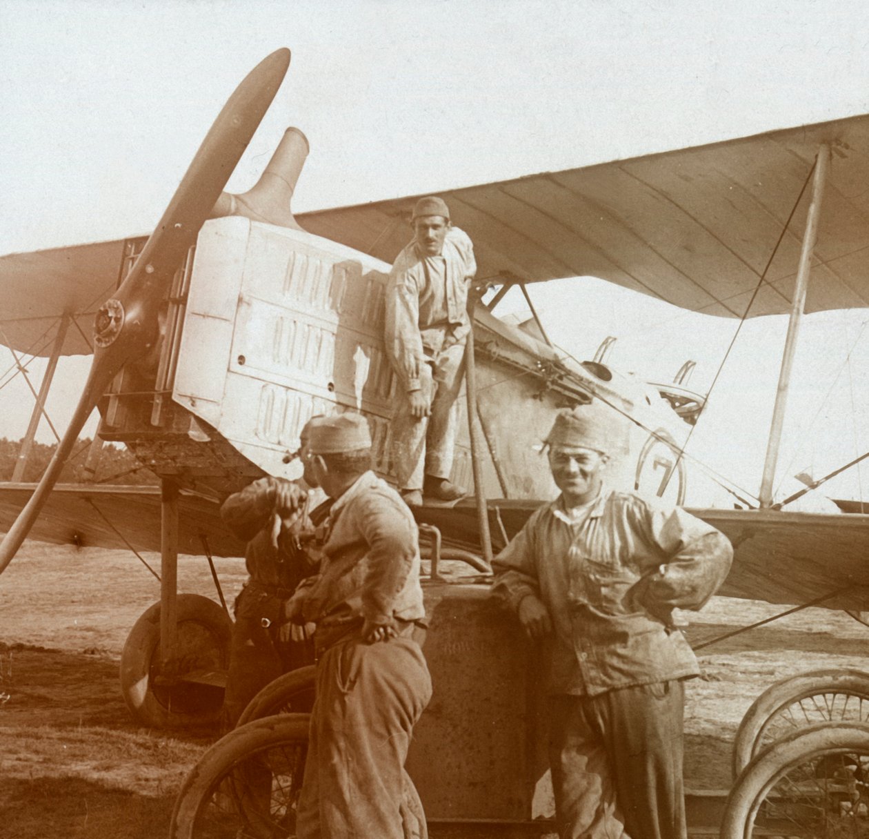 طائرة للتزود بالوقود ، c1914-c1918 بواسطة غير معروف