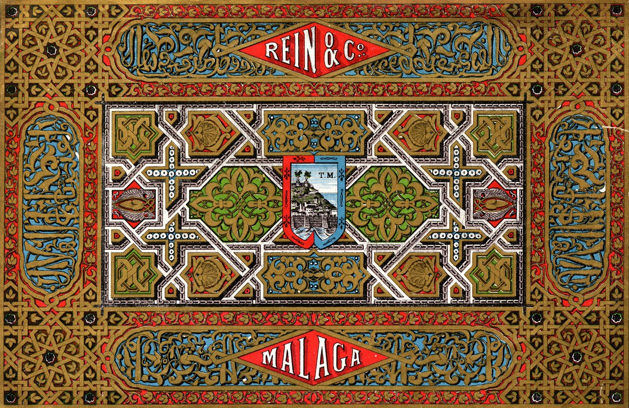 نبيذ Rein & Co Malaga ، القرن التاسع عشر بواسطة غير معروف