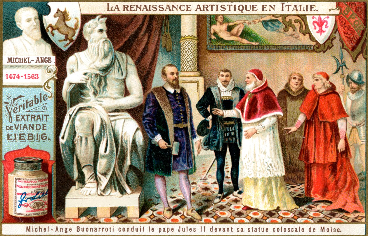فن النهضة في إيطاليا: Michelangelo ، c1900 بواسطة غير معروف